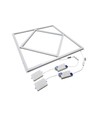 Hexagon Diamant 60x60 LED Panel, 60W - Højde:15mm, 100lm/W, Hvid kant