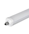 V-Tac vandtæt 36W komplet LED armatur - 120 cm, 120lm/W, gennemfortrådet, IP65, 230V