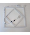 Hexagon Diamant 60x60 LED Panel, 60W - Højde:15mm, 100lm/W, Hvid kant