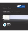 25x 150cm / 22W Samsung chip LED rør, T8 - 4000K, 5 års producentgaranti