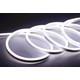 Kold hvid 8x16 CLIP-ON Neon Flex LED - 9W pr. meter, IP67, 230V
