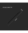 Kabelbinder 7,6*300mm sort - Brandklassificering UL94-V2, 100 stk./pakke