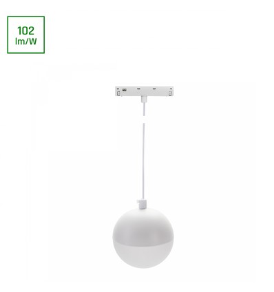 System Shift Basic - Globe P, Kugle Lampe, Nedhængt, 90mm, 10W, 2700K, Hvid