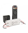LED Strip Sæt 120W - 12V/24V, 10A, CCT, Dæmp, 1-Gruppe, +Montering, Sort, Konekto Mesh