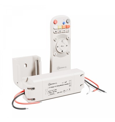 LED Strip Sæt CCT Dæmper 1-Gruppe +Montering Hvid Forbindelse Mesh