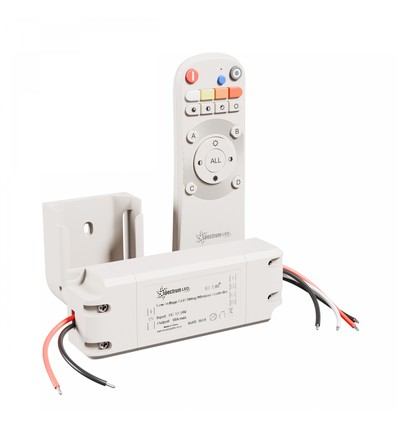 LED Strip Sæt 240W - 12V/24V, 10A, RGB, Dim, 1-Gruppe, +Montering, Hvid, Konekto Mesh