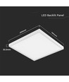 60x60 LED Panel i ramme - 36W, 4000K, 120lm/W, 4320lm, 2i1