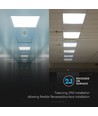 60x60 LED Panel i ramme - 36W, 4000K, 120lm/W, 4320lm, 2i1