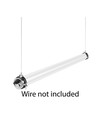 Dura66 40W LED armatur - 120 cm, IP66, gennemfortrådet, IK10, 137lm/W