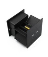 LEDlife CUBIC 6W sløjfbar dæmpbar væglampe - Sort, firkantet, op/ned, justerbar, inde / ude, IP65, inkl. lyskilde