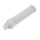 G24Q 7W LED pære - 120°, Varm hvid, matteret