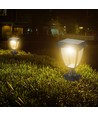 LED Solar Standerlampe - 3000K+6000K, Mat Sort, Hus