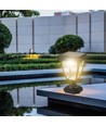 LED Solar Standerlampe - 3000K+6000K, Mat Sort, Hus