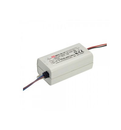 APV-16-12 Strømforsyning 16W - 12V, 1,25A, MeanWell
