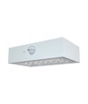3W LED Solcelle Væglampe - Mursten 350lm Lithium Batteri 3.7V 1200mAh 4000K+3000K Hvid