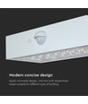 3W LED Solcelle Væglampe - Mursten 350lm Lithium Batteri 3.7V 1200mAh 4000K+3000K Hvid