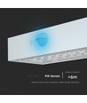 3W LED Solcelle Væglampe - Mursten 350lm Lithium Batteri 3.7V 1200mAh 4000K+3000K Hvid