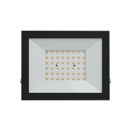 50W projektør - IP65, Sort, arbejdslampe