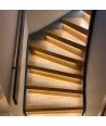 Trappe LED COB stripsæt - Op til 16 trin, 11W per trin, 24V, IP20, med sensor