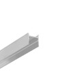 2m aluprofil COZY12 C/U1 - Ubehandlet aluminium, påbygning, LED skinne