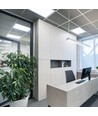 60x60 LED Panel, 36W - Højde:33mm, 120 lm/W, flicker free, hvid kant