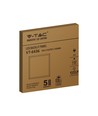 60x60 LED Panel, 36W - Højde:33mm, 120 lm/W, flicker free, hvid kant