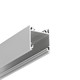 1m aluprofil LINEA20 EE7F/TY - Anodiseret, påbygning, LED skinne