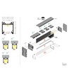 2m aluprofil LINEA20 EE7F/TY - Hvid lakeret, påbygning, LED skinne