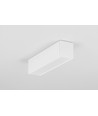 2m aluprofil LINEA20 EE7F/TY - Hvid lakeret, påbygning, LED skinne
