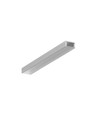 1m aluprofil SLIM8 AC2/Z - Ubehandlet aluminium, påbygning, LED skinne