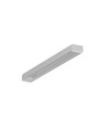 1m aluprofil SLIM8 AC2/Z - Ubehandlet aluminium, påbygning, LED skinne