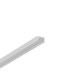 2m aluprofil SLIM8 AC2/Z - Ubehandlet aluminium, påbygning, LED skinne