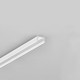 2m aluprofil SLIM8 AC2/Z - Hvid lakeret, påbygning, LED skinne