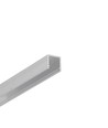 1m aluprofil SMART10 AC2/Z - Ubehandlet aluminium, påbygning, LED skinne