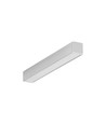 2m aluprofil SMART10 AC2/Z - Ubehandlet aluminium, påbygning, LED skinne