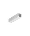1m aluprofil SMART16 BC3/U4 - Ubehandlet aluminium, påbygning, LED skinne