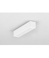 1m aluprofil SMART16 BC3/U4 - Hvid lakeret, påbygning, LED skinne
