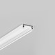 1m aluprofil SURFACE10 BC/UX - Hvid lakeret, påbygning, LED skinne