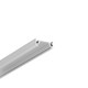 2m aluprofil SURFACE10 BC/UX - Anodiseret, påbygning, LED skinne