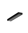 40 stk. 2m aluprofil SURFACE10 BC/UX - Sort anodiseret, påbygning, LED skinne