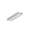 2m aluprofil SURFACE14 EE7F/TY - Anodiseret, påbygning, LED skinne