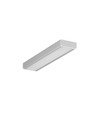 2m aluprofil SURFACE14 EE7F/TY - Anodiseret, påbygning, LED skinne
