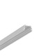 2m aluprofil UNI12 BCD/U - Ubehandlet aluminium, påbygning, LED skinne