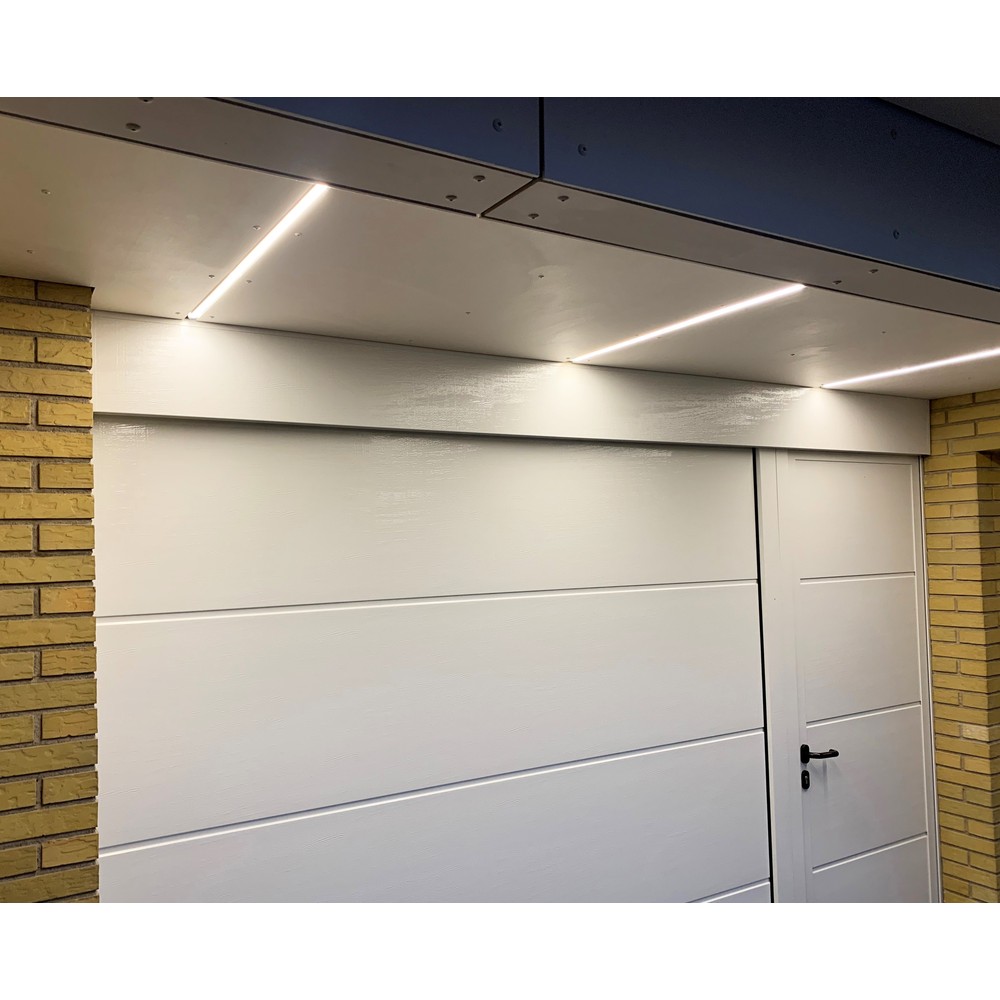 5m 10W/m vandtæt LED strip (Type X-2) - 230V, IP67, 1300lm/m, Kan klippes for hver 10cm, op til 100m - Forpakning : 15m pose, Kulør : Kold billede