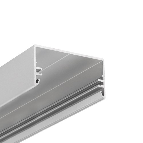 1m aluprofil LOWI C10 - Anodiseret, påbygning, LED skinne