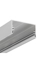2m aluprofil LOWI C10 - Anodiseret, påbygning, LED skinne
