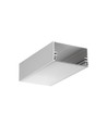2m aluprofil LOWI C10 - Anodiseret, påbygning, LED skinne