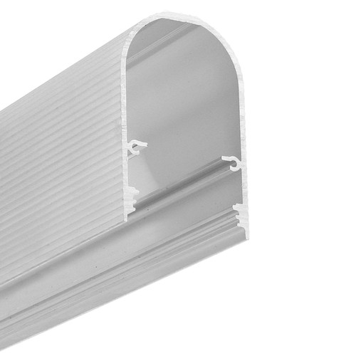 2m aluprofil NAMI23 CD-9 - Ubehandlet aluminium, påbygning, LED skinne
