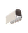 1m aluprofil NAMI23 CD-9 - Beige lakeret, påbygning, LED skinne