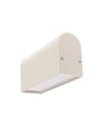 1m aluprofil NAMI23 CD-9 - Beige lakeret, påbygning, LED skinne